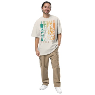 Jesus Loves You Oversized faded t-shirt