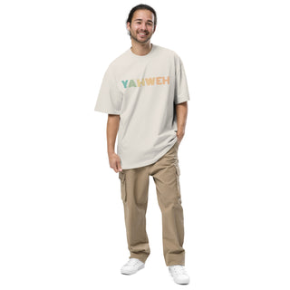 Yahweh Oversized faded t-shirt