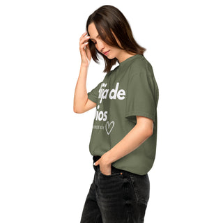 Hija de Dios Unisex garment-dyed heavyweight t-shirt