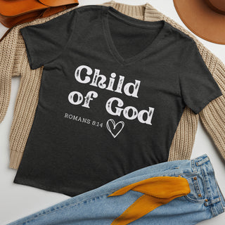 Child of God Women’s relaxed v-neck t-shirt