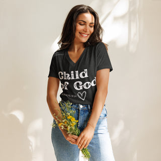 Child of God Women’s relaxed v-neck t-shirt